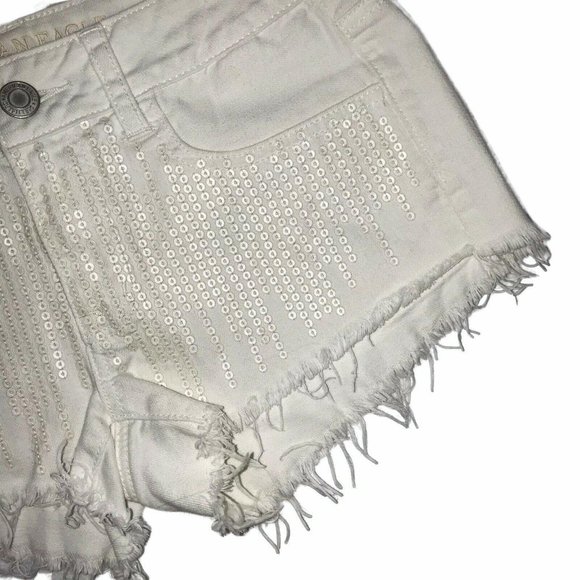American Eagle Embellished Distressed Shorts 4 - Picture 5 of 8